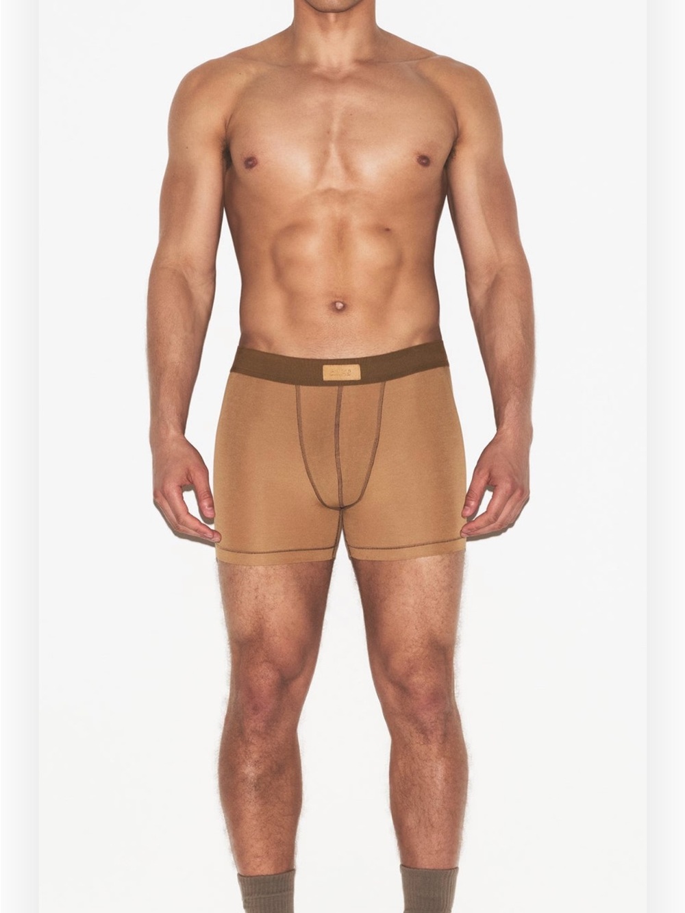 SKIMS Russet Men’s 3-Inch Boxer Brief